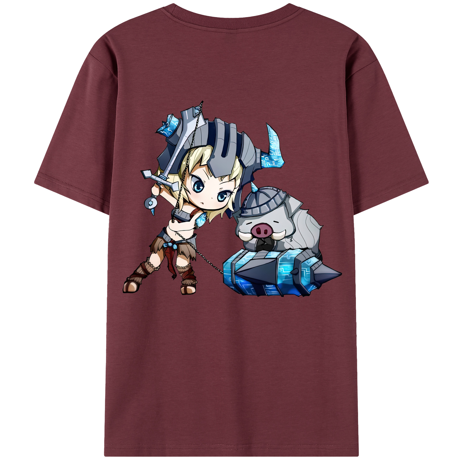 リーグ・オブ・レジェンド League of Legends LOL 綿100％半袖Tシャツ（背面プリント）